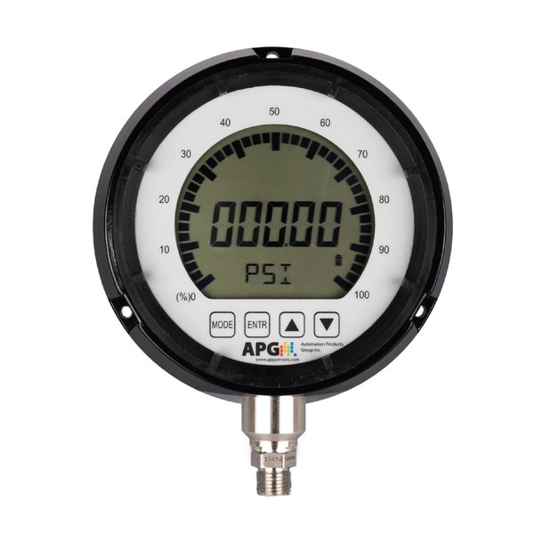 Apg Digital Pressure Gauge, Range 0-30 PSI PG10-30.00-PSIG-F0-L0-E0-C0-P0-N0-B0